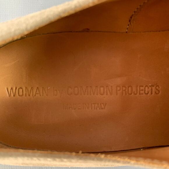 COMMON PROJECTS Size 11 Taupe Suede Lace-Up Oxford Shoes - Picture 7 of 9